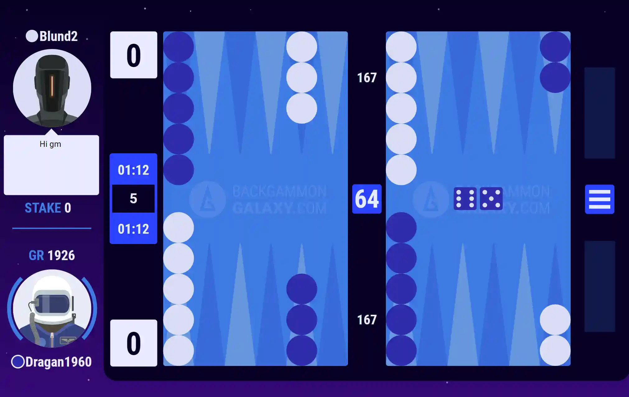 Backgammon Galaxy